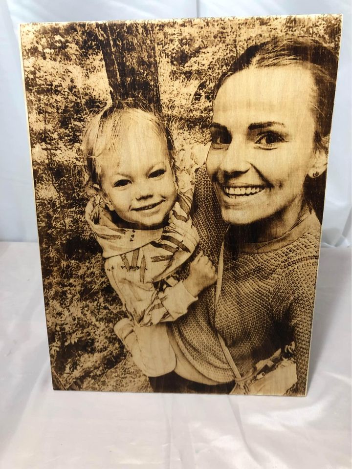 For YOU Unique wood burning portrait with soul โa true masterpiece on wood. (NOT a LASER )Order now and delight your loved ones with a one-of-a-kind gift!