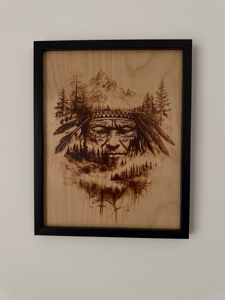 Burned Landscape with Chief’s Spirit