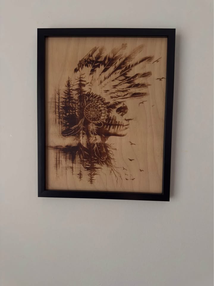 Burned Landscape with Chief’s Spirit