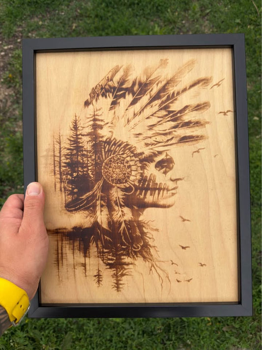 Burned Landscape with Chief’s Spirit