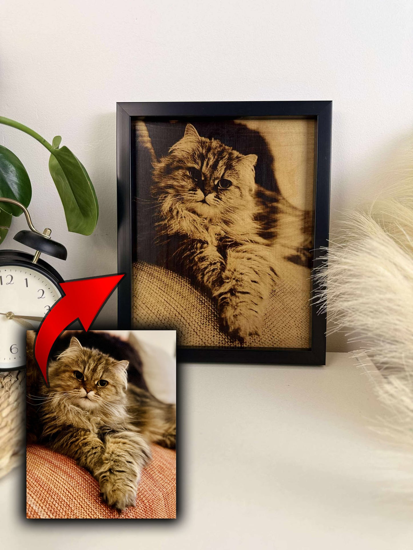 🐾 Turn Your Pet’s Photo into a Wooden Masterpiece