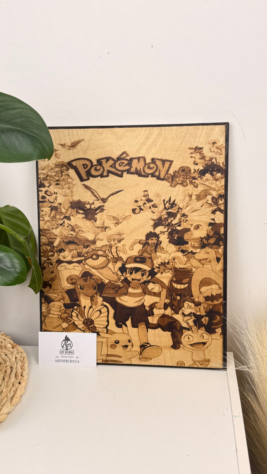 🔥 Pokémon - Wood Burning Art