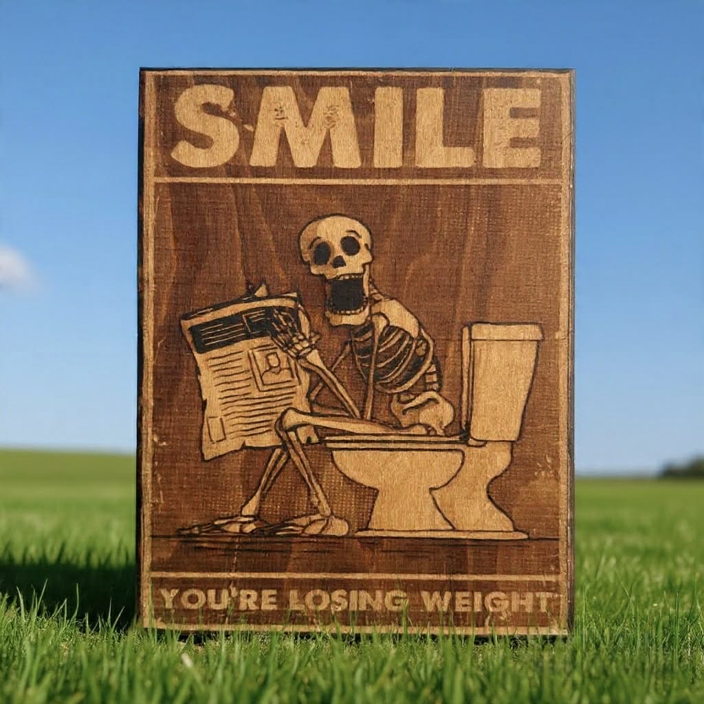 SMILE — You’re Losing Weightl Wood Art