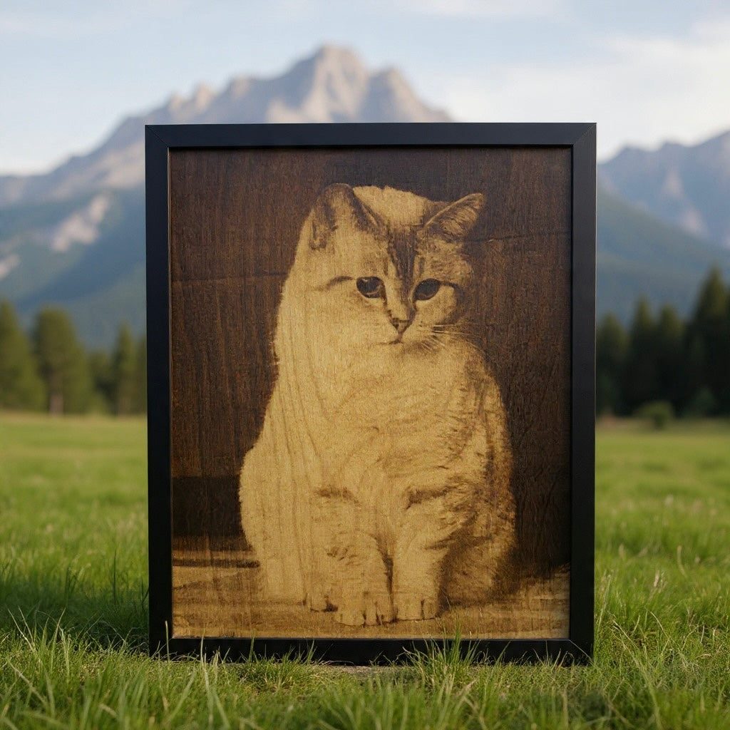 🐾 Turn Your Pet’s Photo into a Wooden Masterpiece (NOT a LASER )Order now and delight your loved ones with a one-of-a-kind gift!
