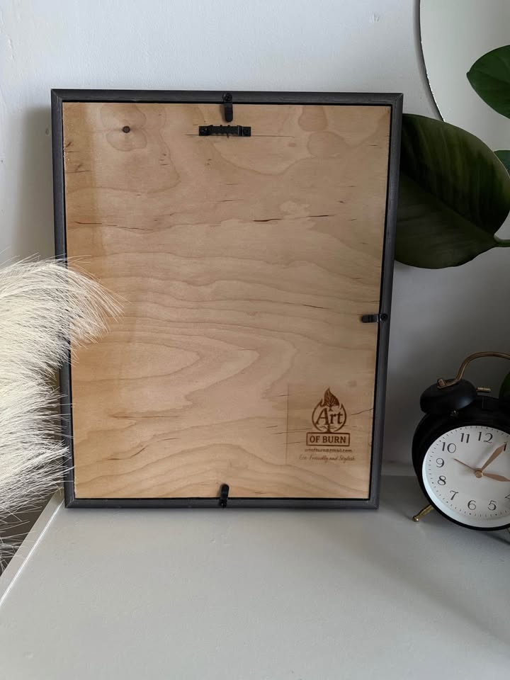 Winnipeg City Map – Burned Wood
