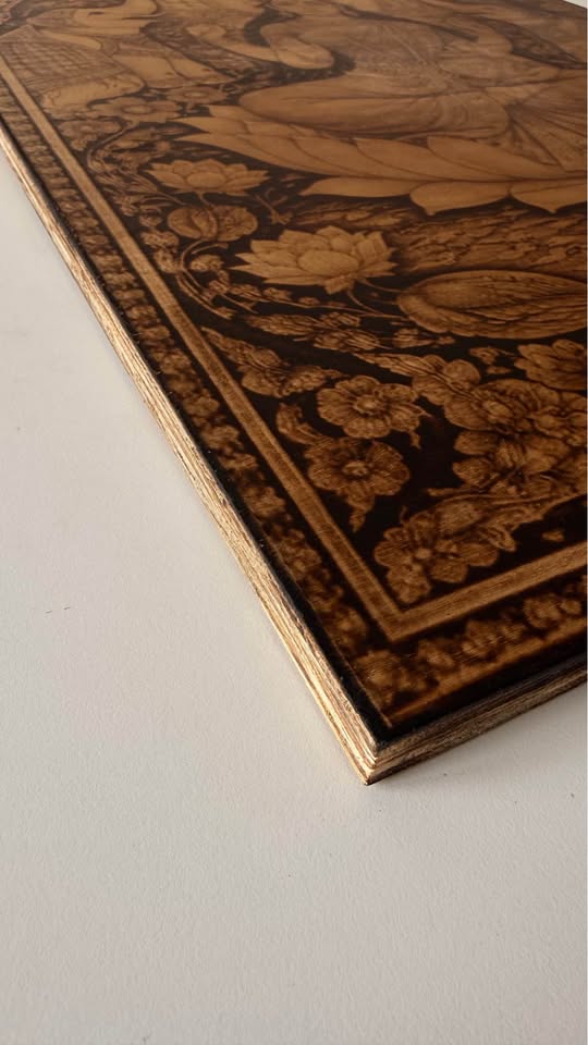 Lakshmi Mata Kalamkari Wall Art