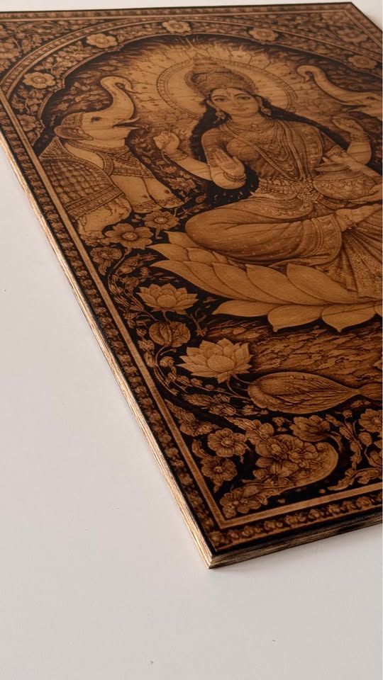 Lakshmi Mata Kalamkari Wall Art