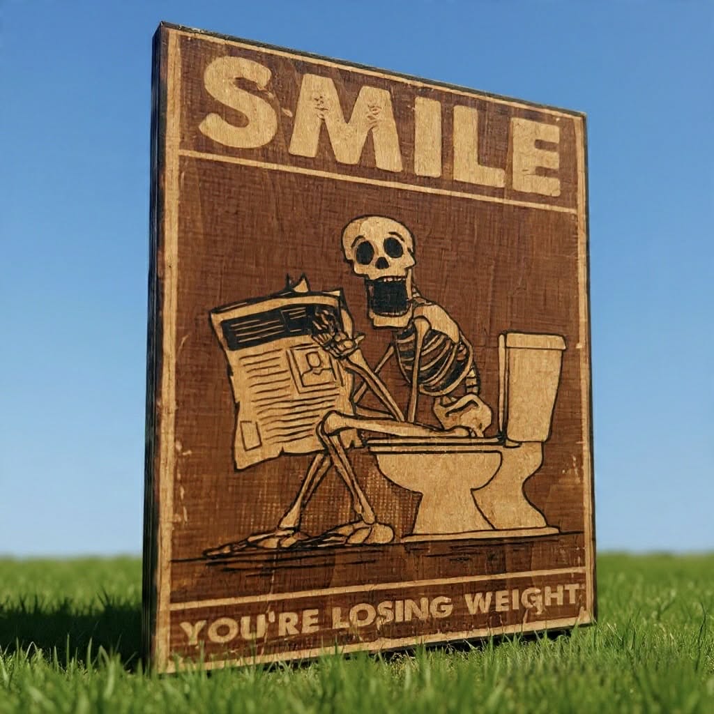 SMILE — You’re Losing Weightl Wood Art