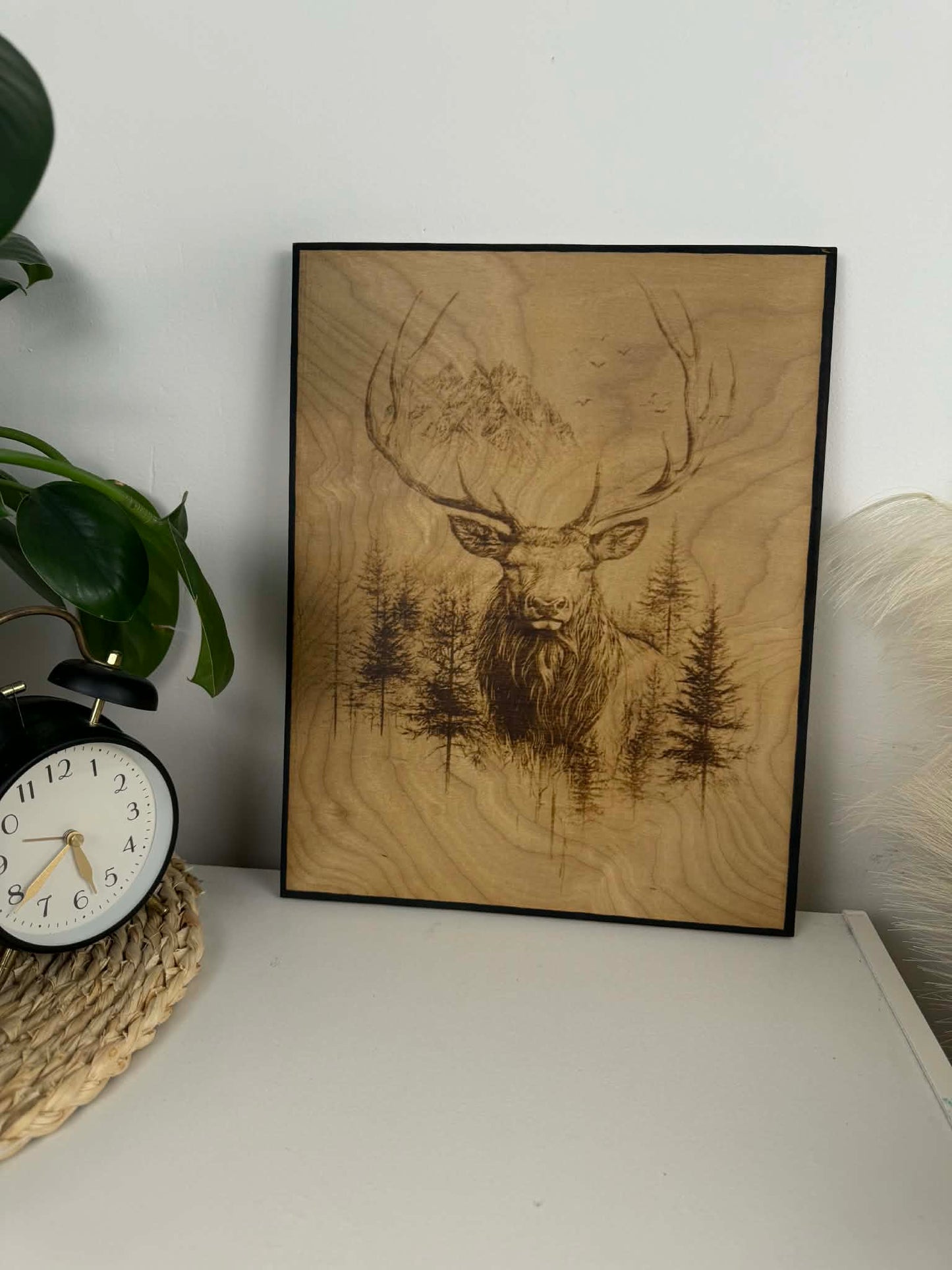 Unique Wood-Burned Artwork