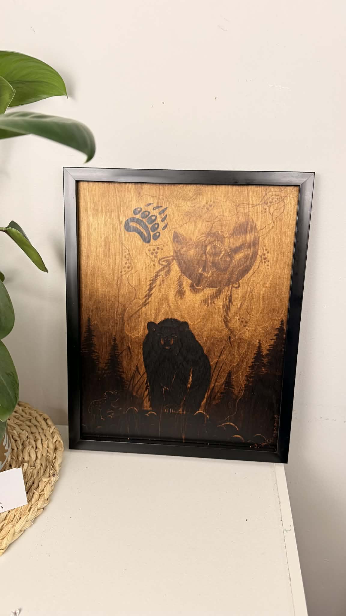 Unique Wood-Burned Artwork