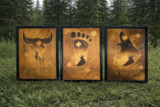 Wood-Burned Native Art – Unique Wall Decor