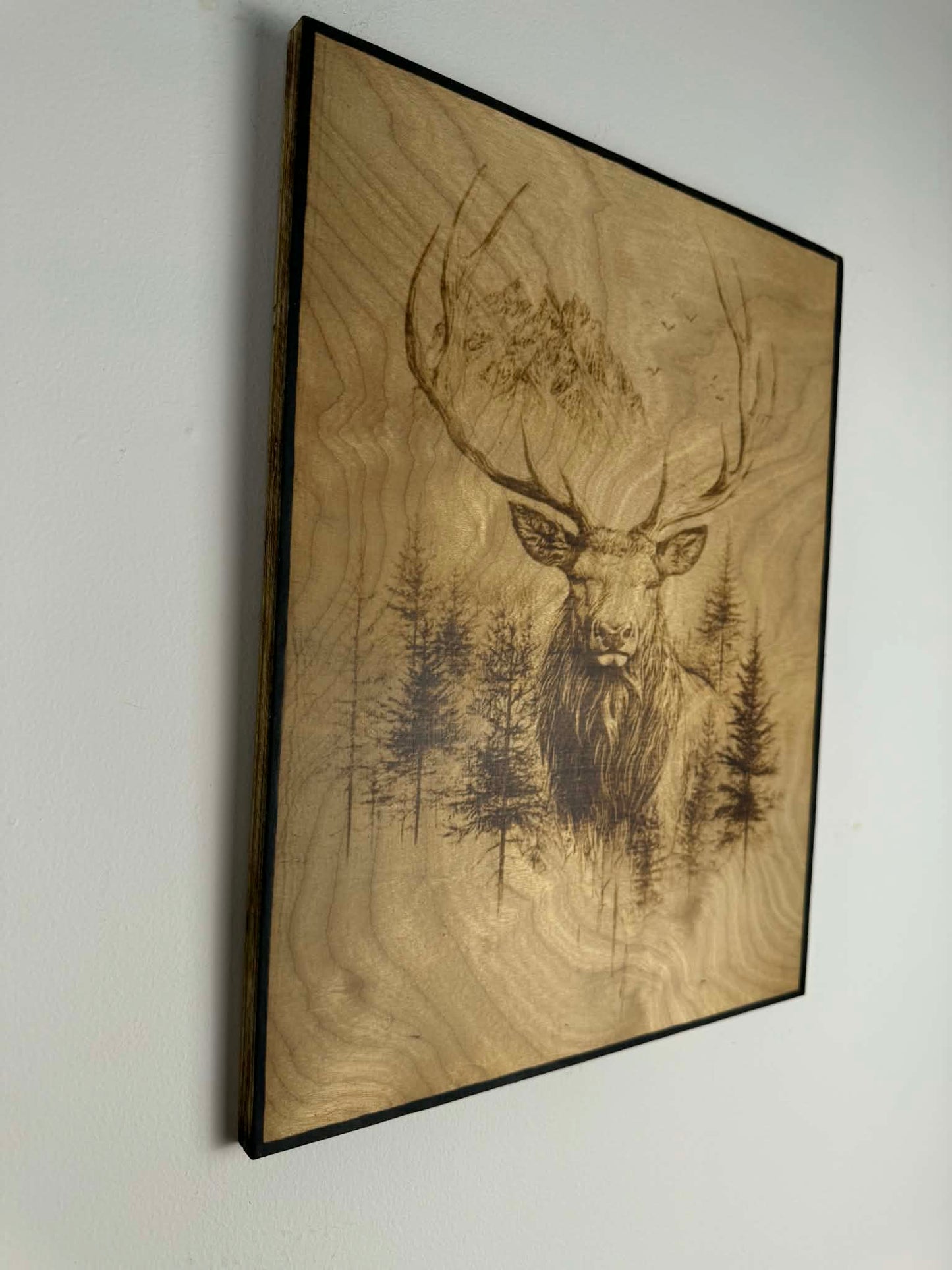 Unique Wood-Burned Artwork