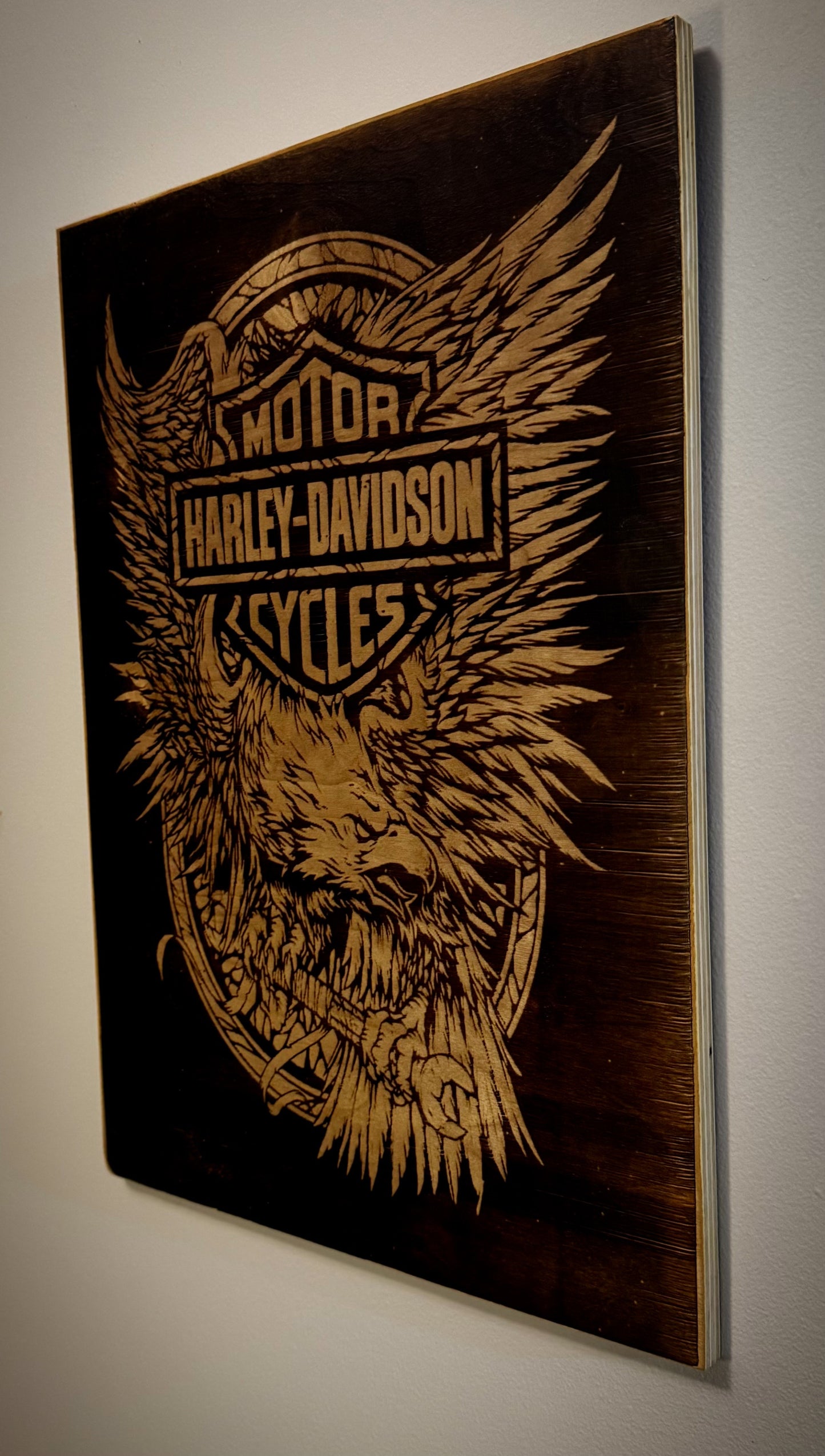 Perfect gift for Harley-Davidson fans, birthdays,   wall decor  personalized  house unique gift idea